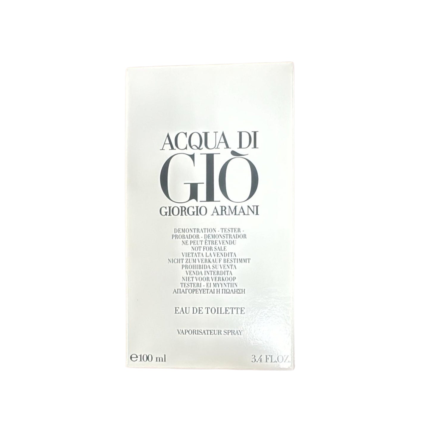 Acqua Di Gio by Giorgio Armani TESTER EDT Spray 3.4 OZ for MEN