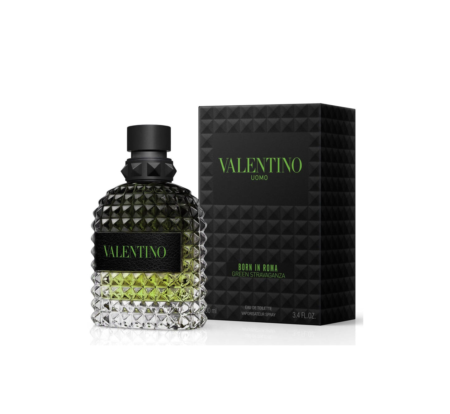 Valentino Uomo Born in Roma Green Stravaganza EDT Spray 3.4 oz For Men