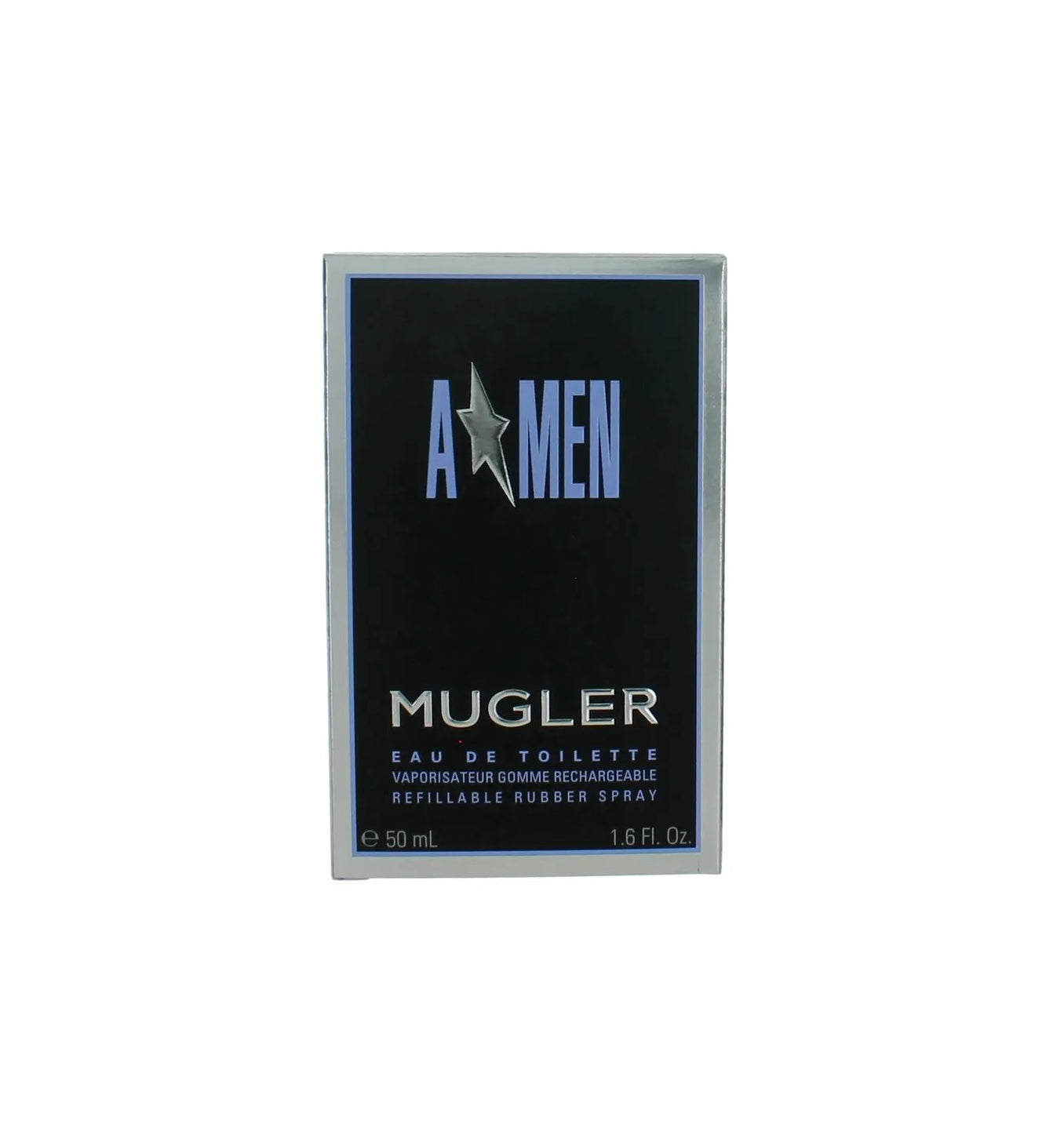 Angel by Thierry Mugler EDT Refillable Rubber Spray 1.6 OZ For MEN