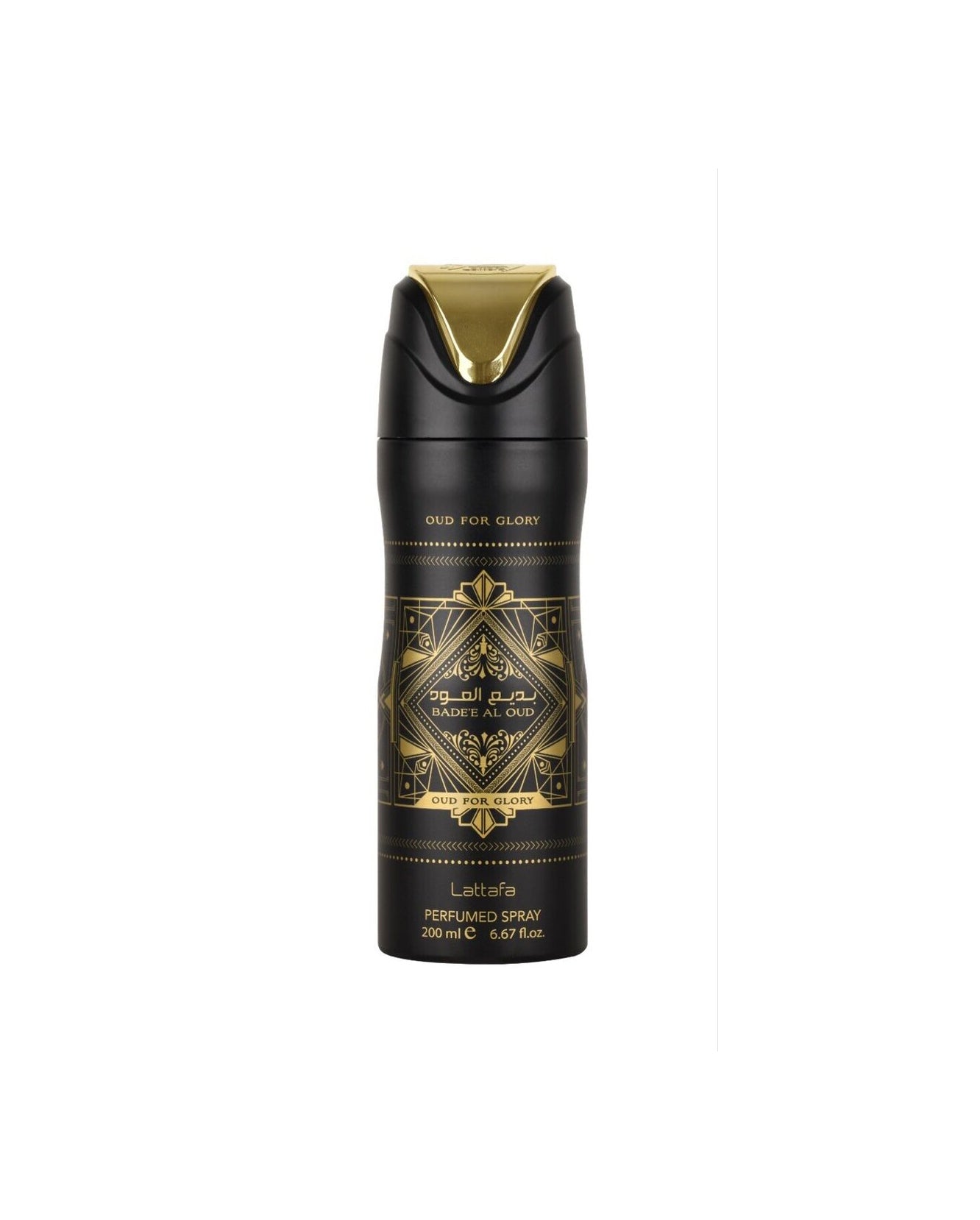 Badee Al Oud Lattafa Perfumed Deodorant Spray 6.67 oz For Men Without box