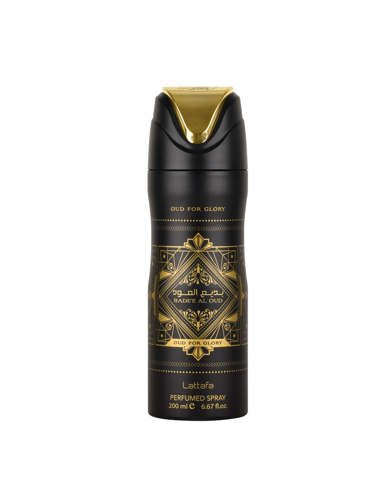 Badee Al Oud Lattafa Perfumed Deodorant Spray 6.67 oz For Men Without box