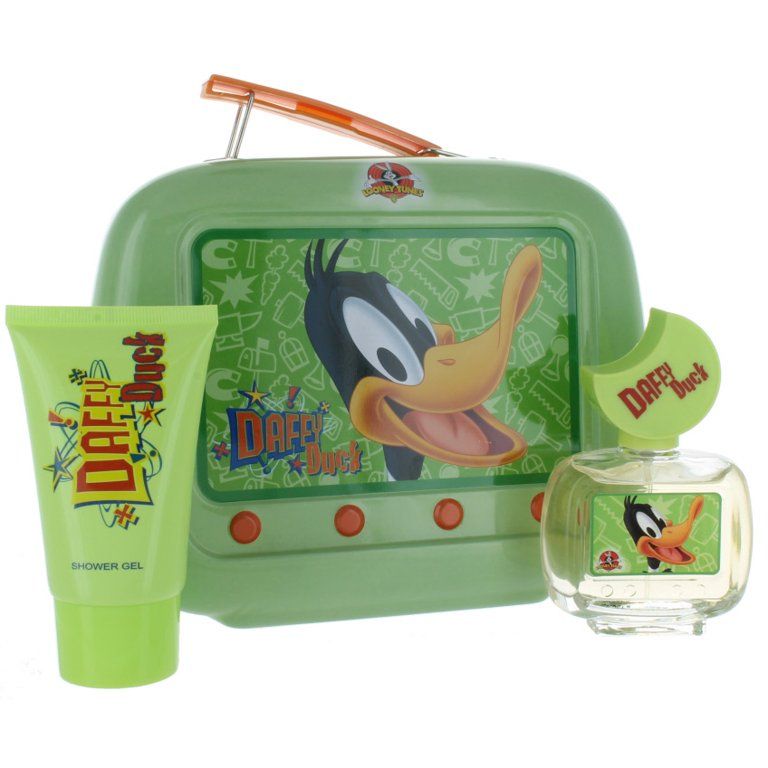 Gift Set Daffy Duck Tin Can 2 pcs EDT + Shower Gel by Looney Tunes