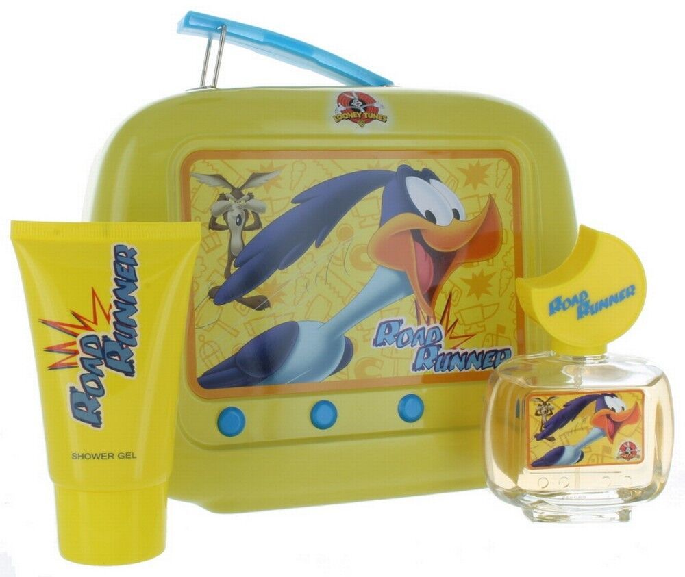 Gift Set Road Runner Tin Can 2 pcs EDT + Shower Gel Looney Tunes