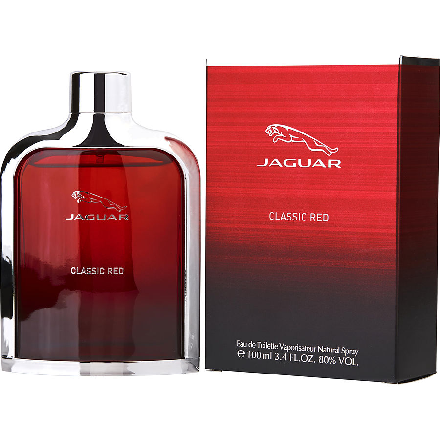 Jaguar Jaguar Classic Red Eau De Toilette Spray for Men 3.4 Oz