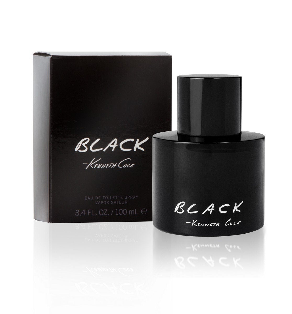 Kenneth Cole Black for Men by Kenneth Cole Eau De Toilette Spray 3.4 Oz