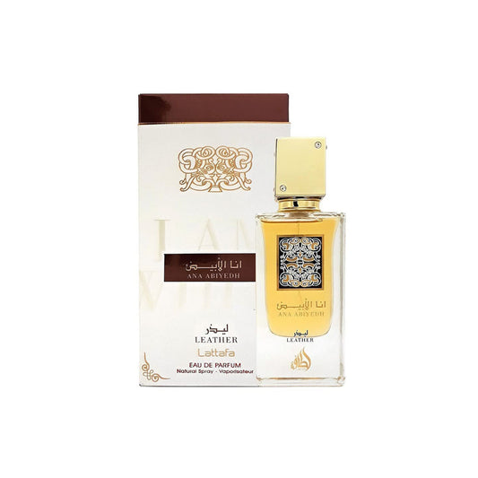 Lattafa Ana Abiyedh Leather EDP Spray 2 Oz For Men