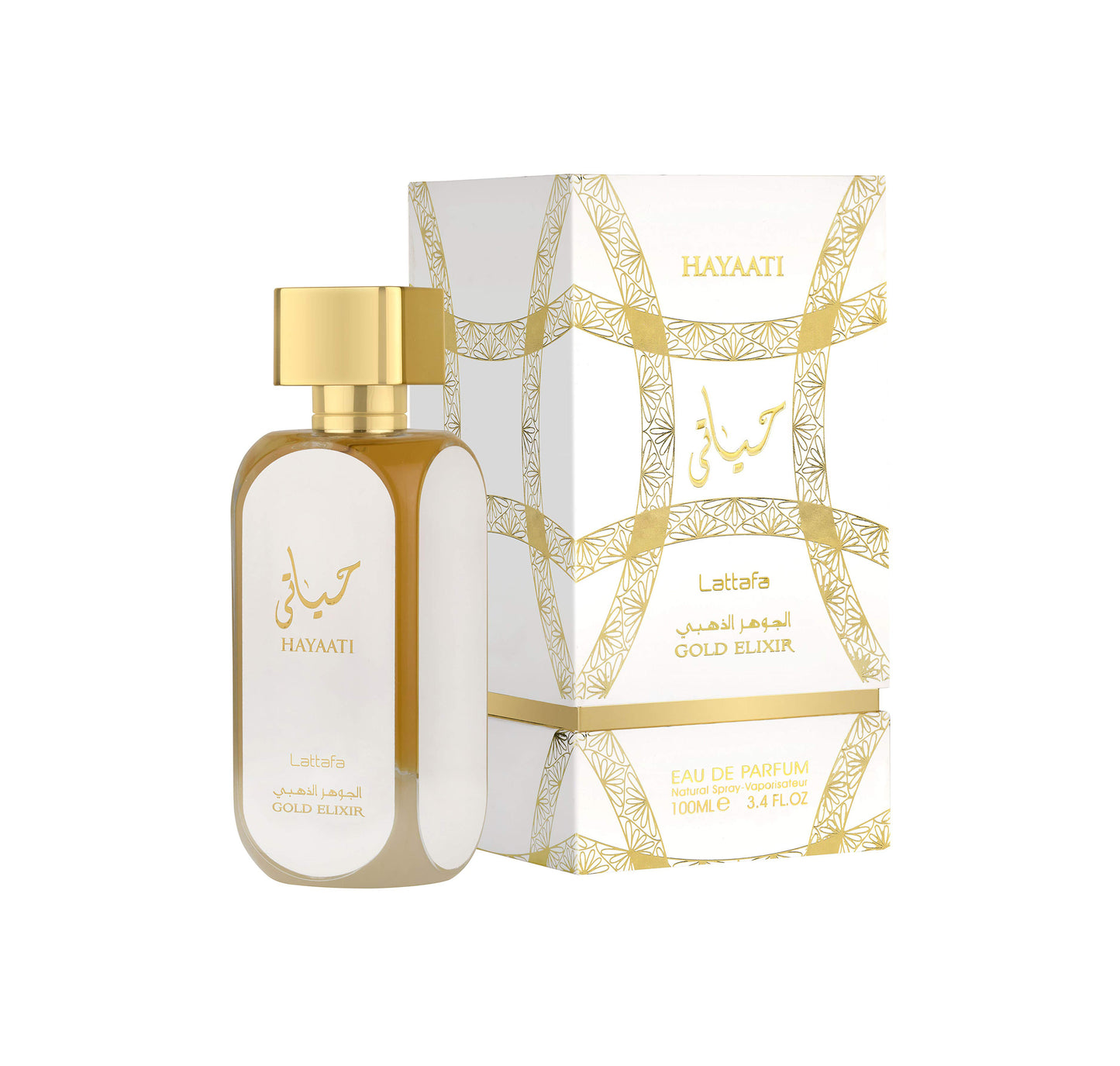 Lattafa Hayaati Gold Elixir EDP SPRAY 3.4 OZ For MEN