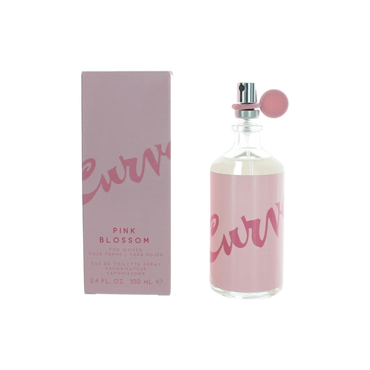 Liz Claiborne Curve Pink Blossom EDT Spray  3.4 oz For Women