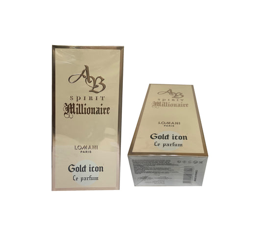 Lomani AB Spirit Millionaire Gold Icon EDP 3.4 oz For Women