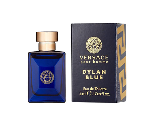 Pour Homme Dylan Blue by Versace EDT Spray 0.17 oz For Men