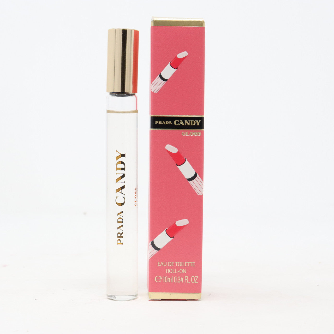 Prada Candy Gloss By Prada Edt Rollerball 0.34 Oz Mini