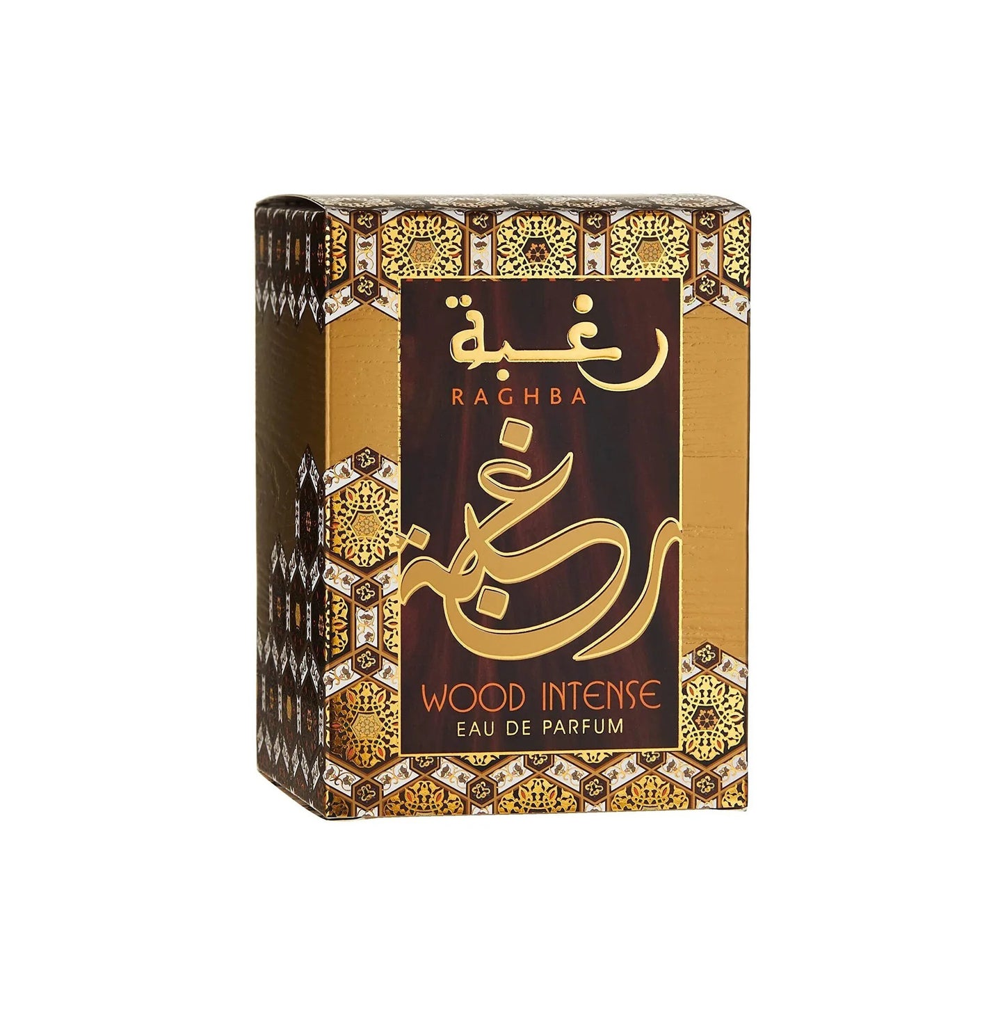 Raghba Wood Intense by Lattafa EDP Spray 3.4 oz For Men