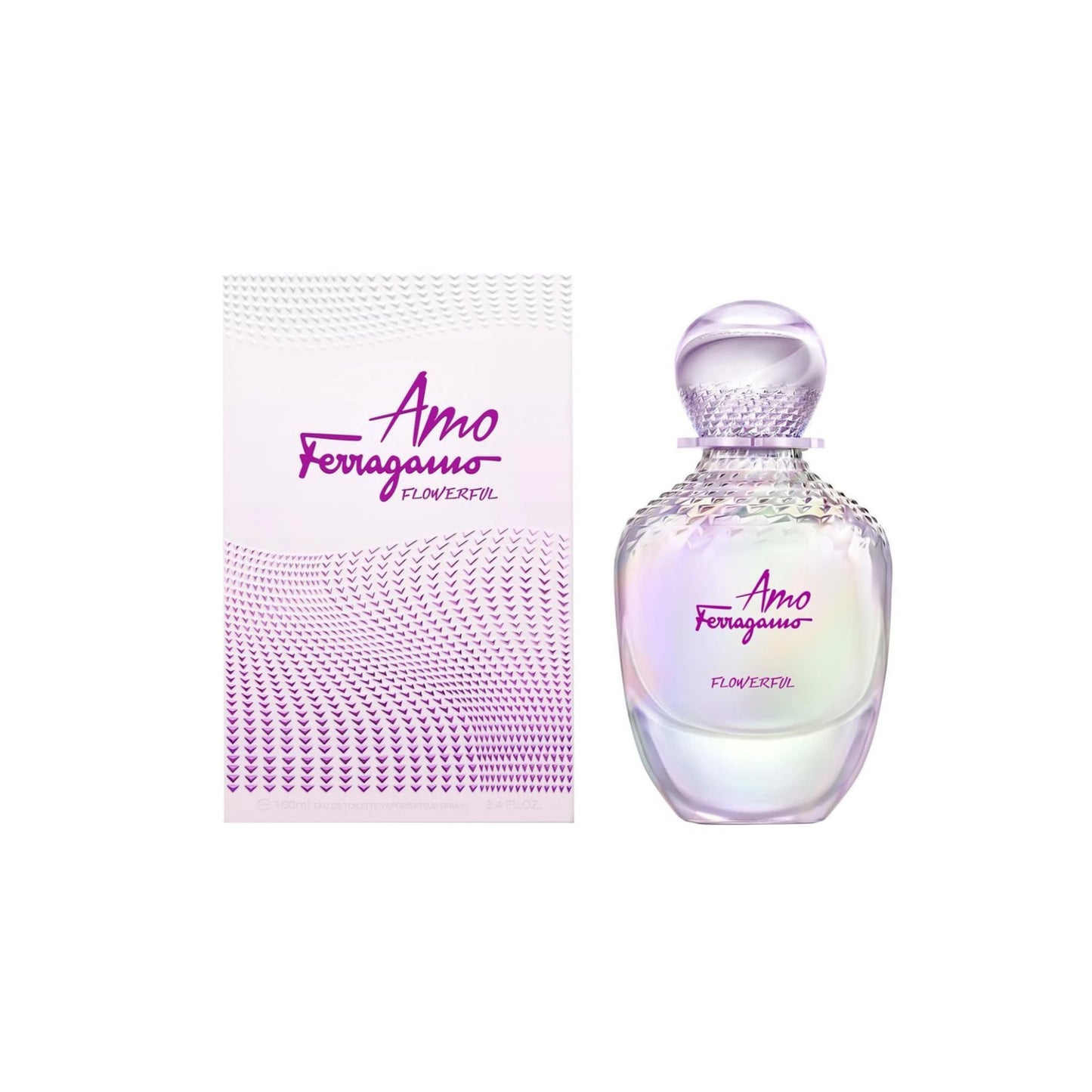 Salvatore Ferragamo Ladies Amo Flowerful EDT Spray 3.4 Oz (100 Ml)