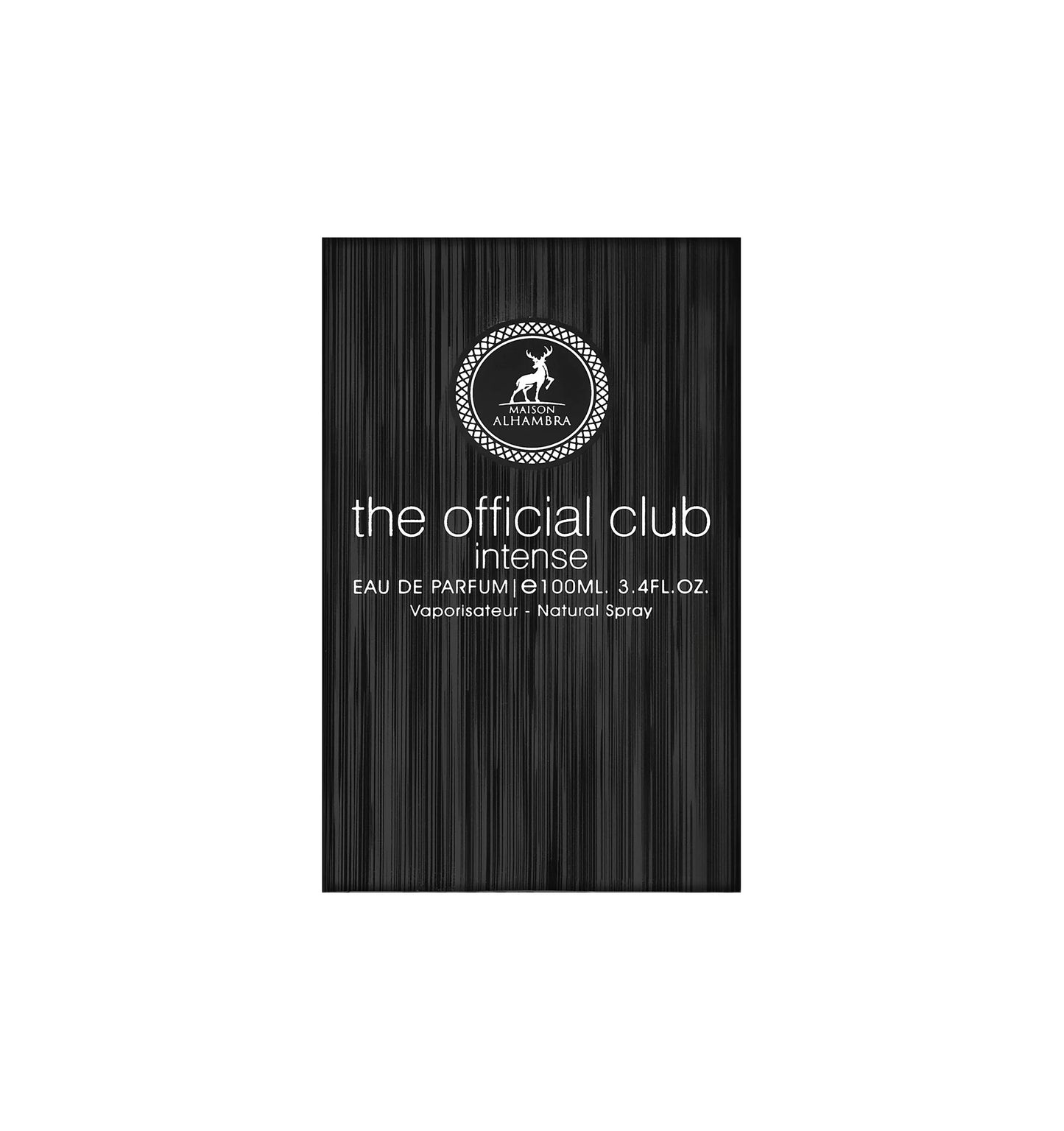 The Official Club Intense by Maison Alhambra EDP Spray 3.4 oz For Men