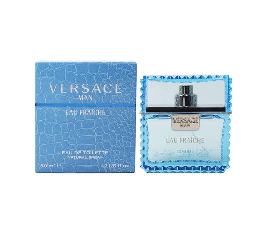 Versace Man Eau Fraiche  EDT Spray 1.7 oz For Men