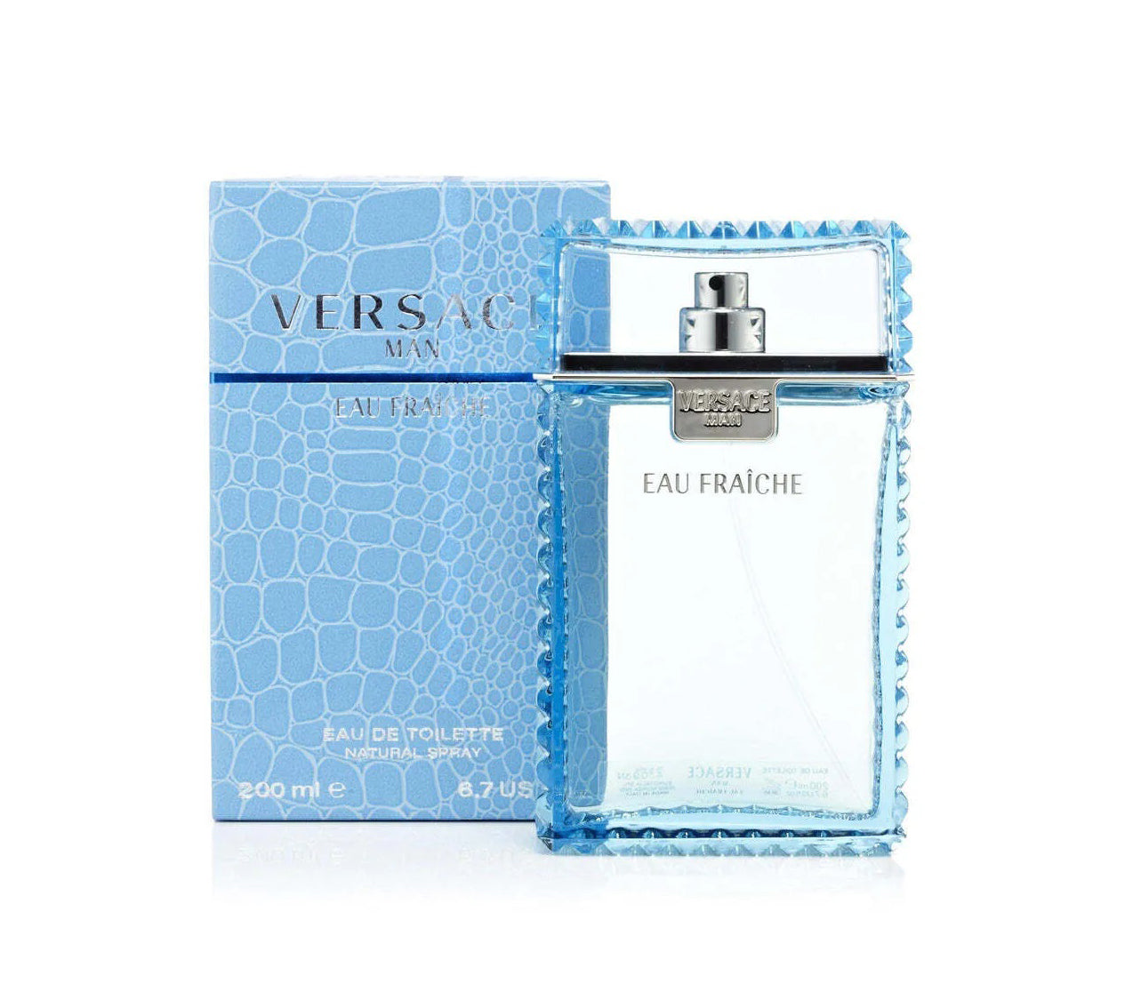 Versace Man Eau Fraiche EDT Spray 6.7 oz  For Men