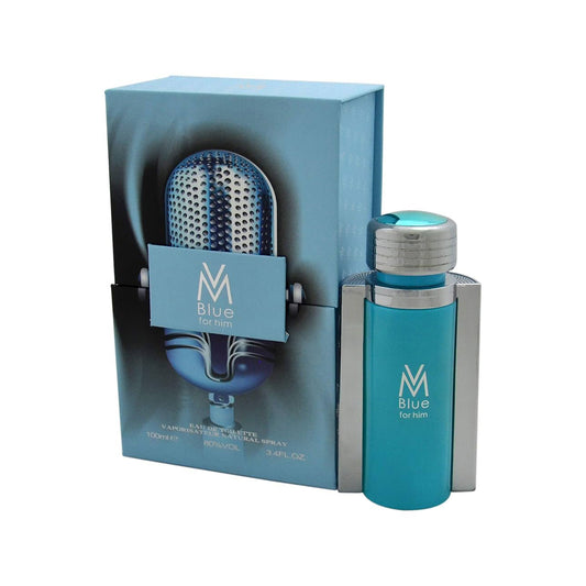 Victor Manuelle Blue For Him EDT Spray 3.4 Oz For Men
